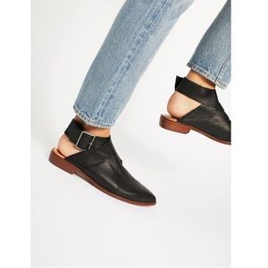 Free People Bryce Wrap Flat, Black, Women’s Size 39